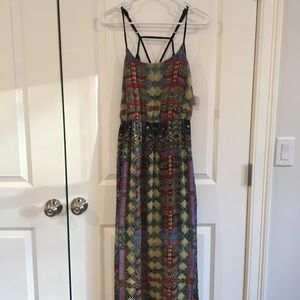 BRAND NEW Printed Maxi Dress